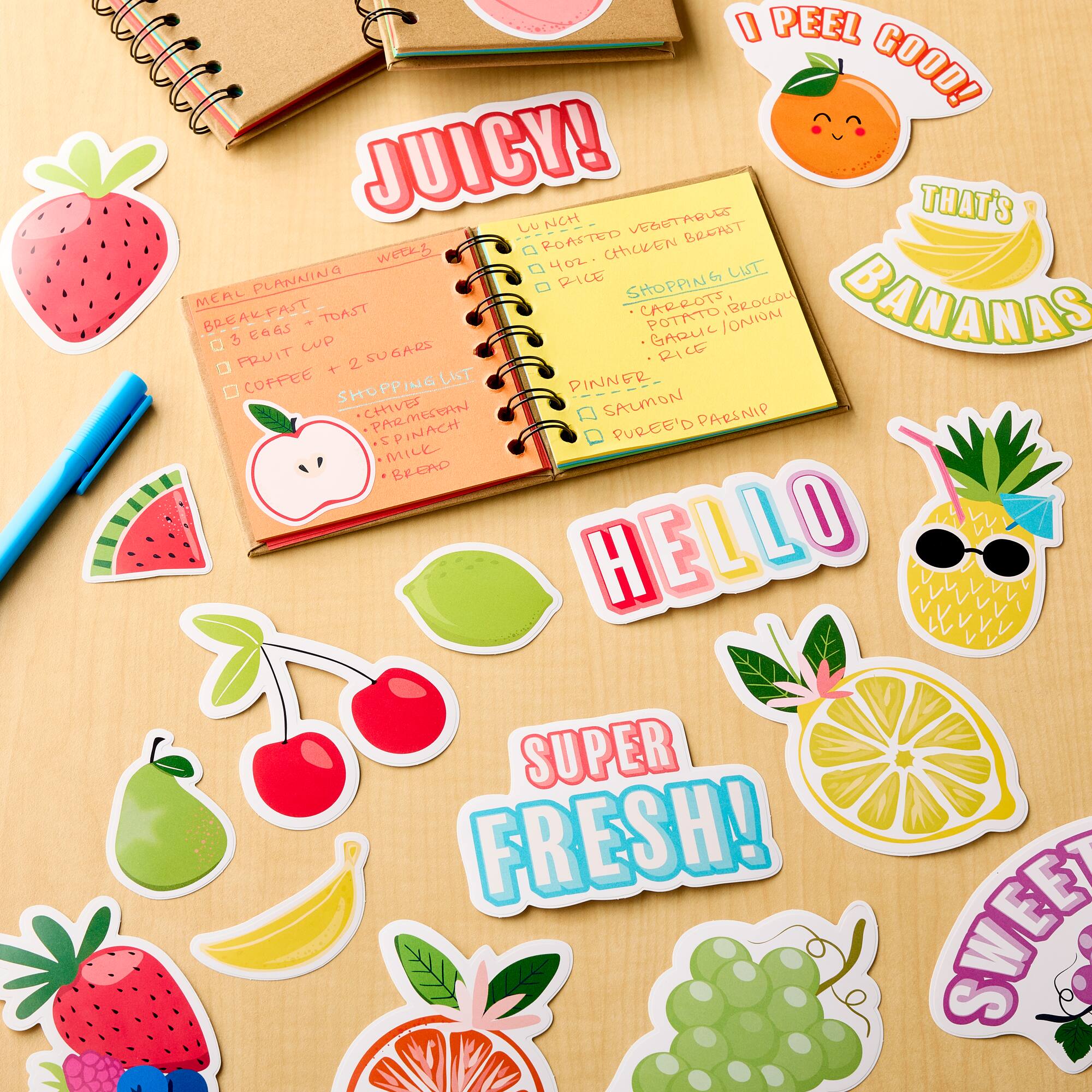 Vinyl Diecut Fruit Sticker Set by Recollections™